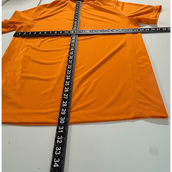 Nike Golf Polo Shirt Mens XL Orange Dri Fit Tour Performance Short Sleeve - Picture 6 of 10